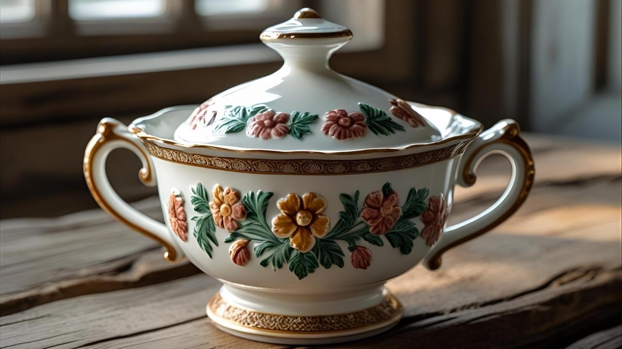 Ceramic Sugar Bowl Classic Style with Modern Purpose