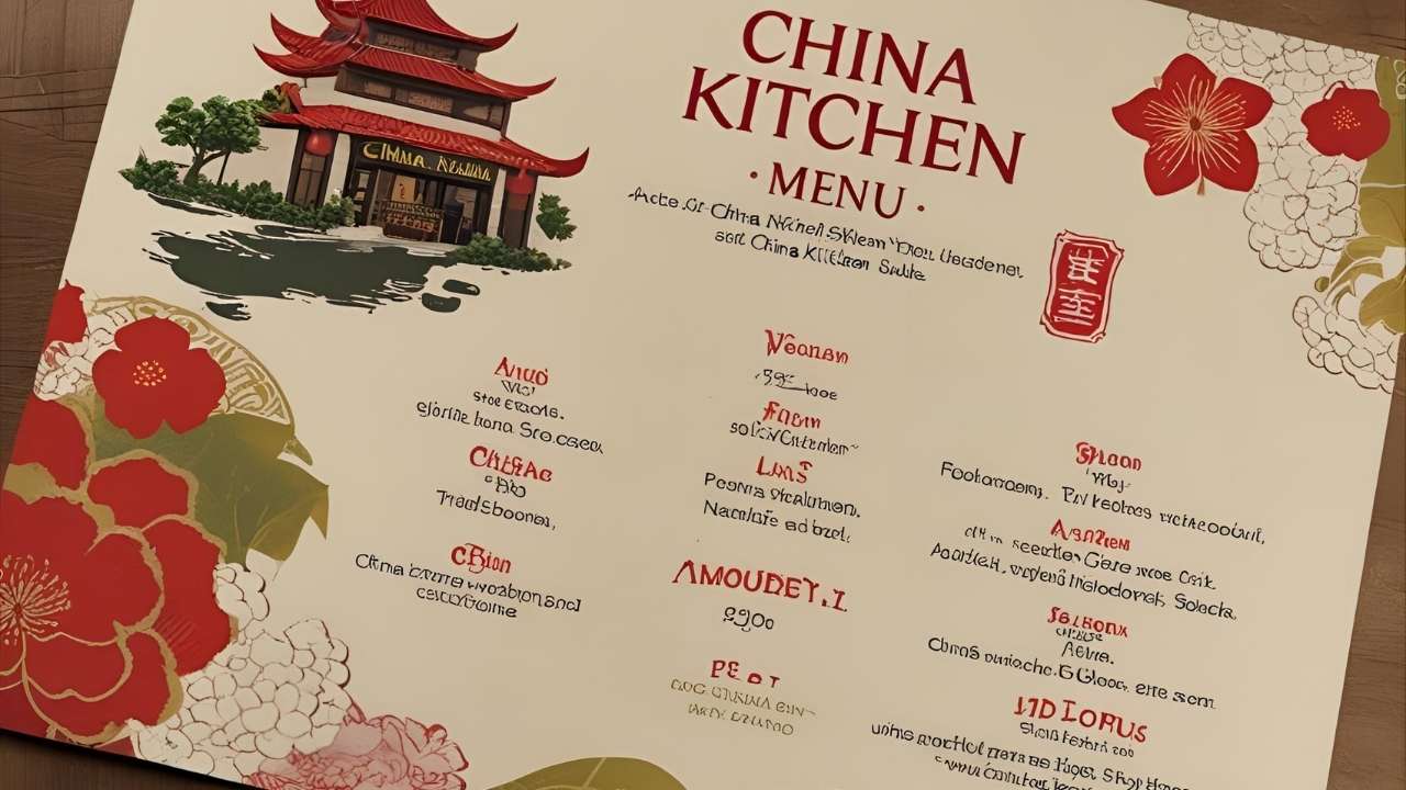Craft Success with Your China Kitchen Menu