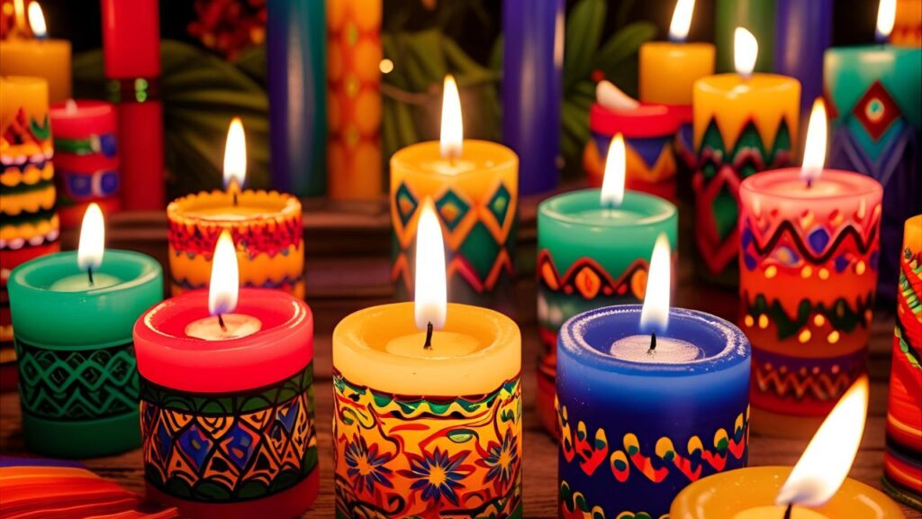Mexican Candle Crafting Process