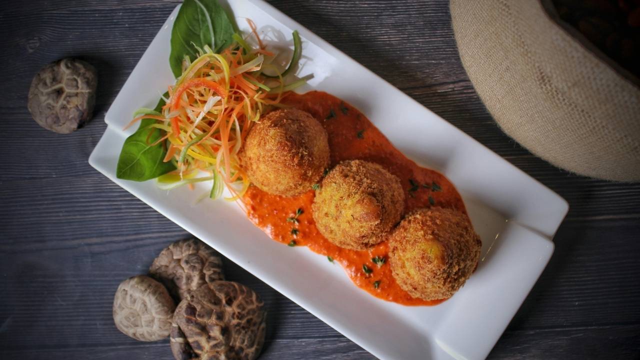 Pickled Cheese Balls Crunchy Treat Idea